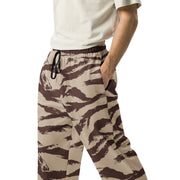Lizard Moroccan Desert CAMO Unisex Wide-Leg Joggers