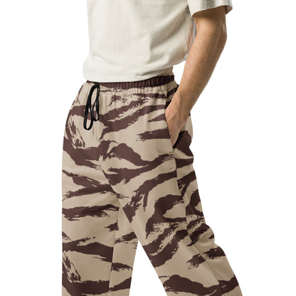 Moroccan Lizard Desert CAMO Wide-leg joggers - Joggers