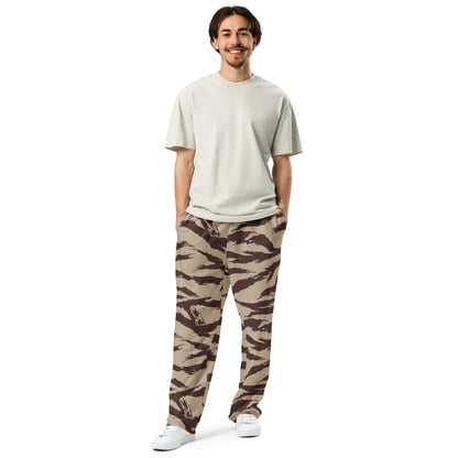 Moroccan Lizard Desert CAMO Wide-leg joggers - Joggers