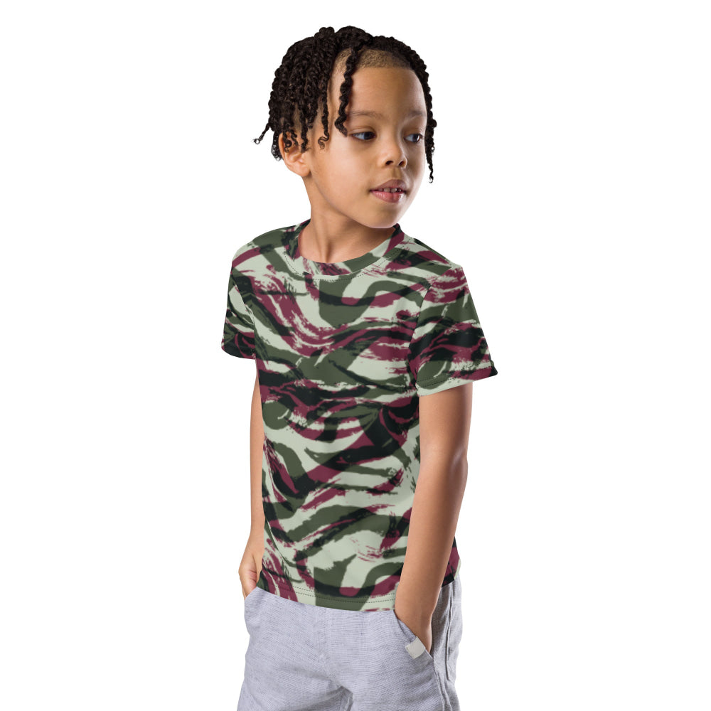 Moroccan Lizard CAMO Kids crew neck t-shirt - Crew Neck T-shirt