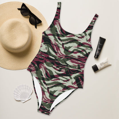 Moroccan Lizard CAMO One-Piece Swimsuit - Womens