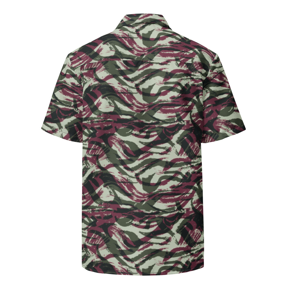 Moroccan Lizard CAMO Unisex button shirt - Button Shirt