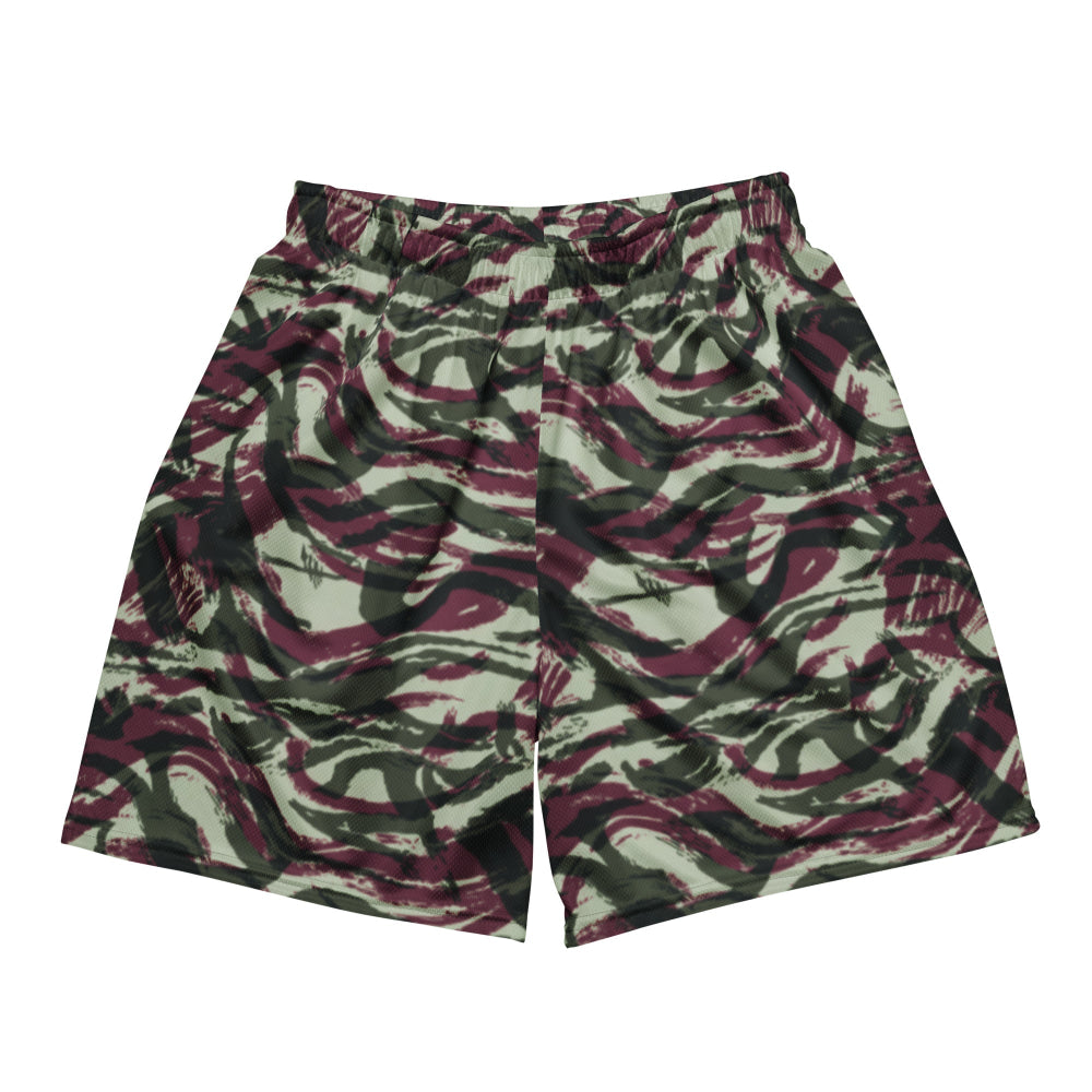 Moroccan Lizard CAMO Unisex mesh shorts - 2XS - Mesh Shorts