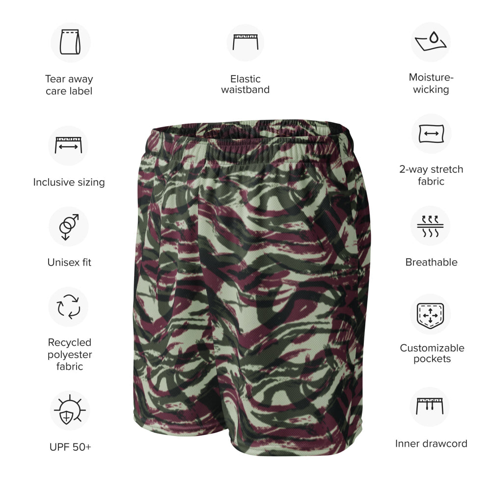 Moroccan Lizard CAMO Unisex mesh shorts - Mesh Shorts