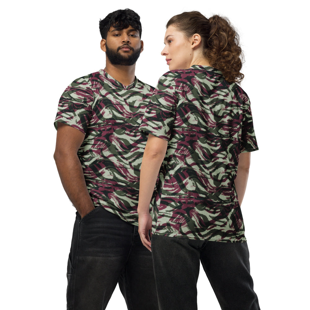 Moroccan Lizard CAMO unisex sports jersey - 2XS