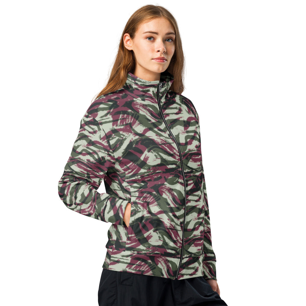 Moroccan Lizard CAMO Unisex track jacket