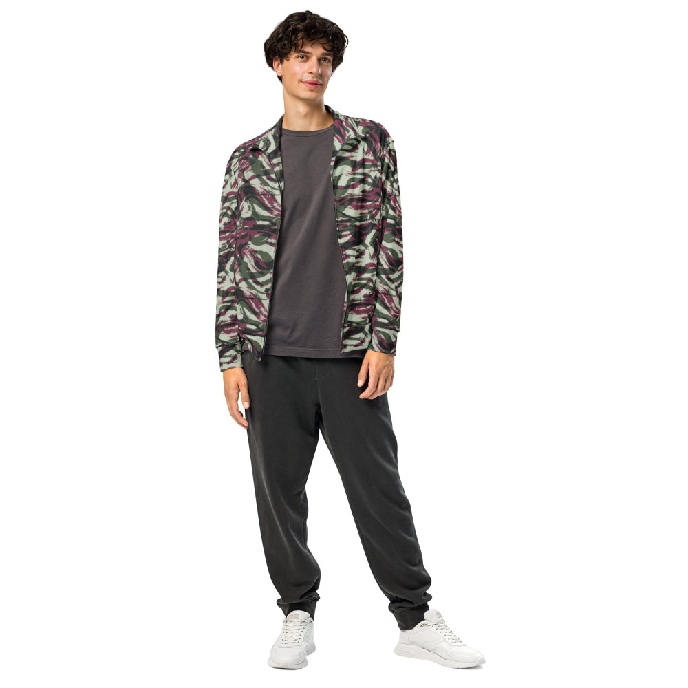 Moroccan Lizard CAMO Unisex track jacket