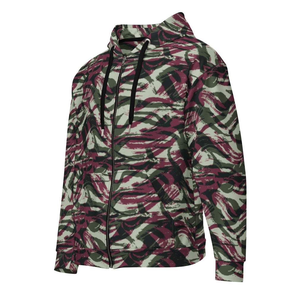 Moroccan Lizard CAMO Unisex zip hoodie - Zip Hoodie