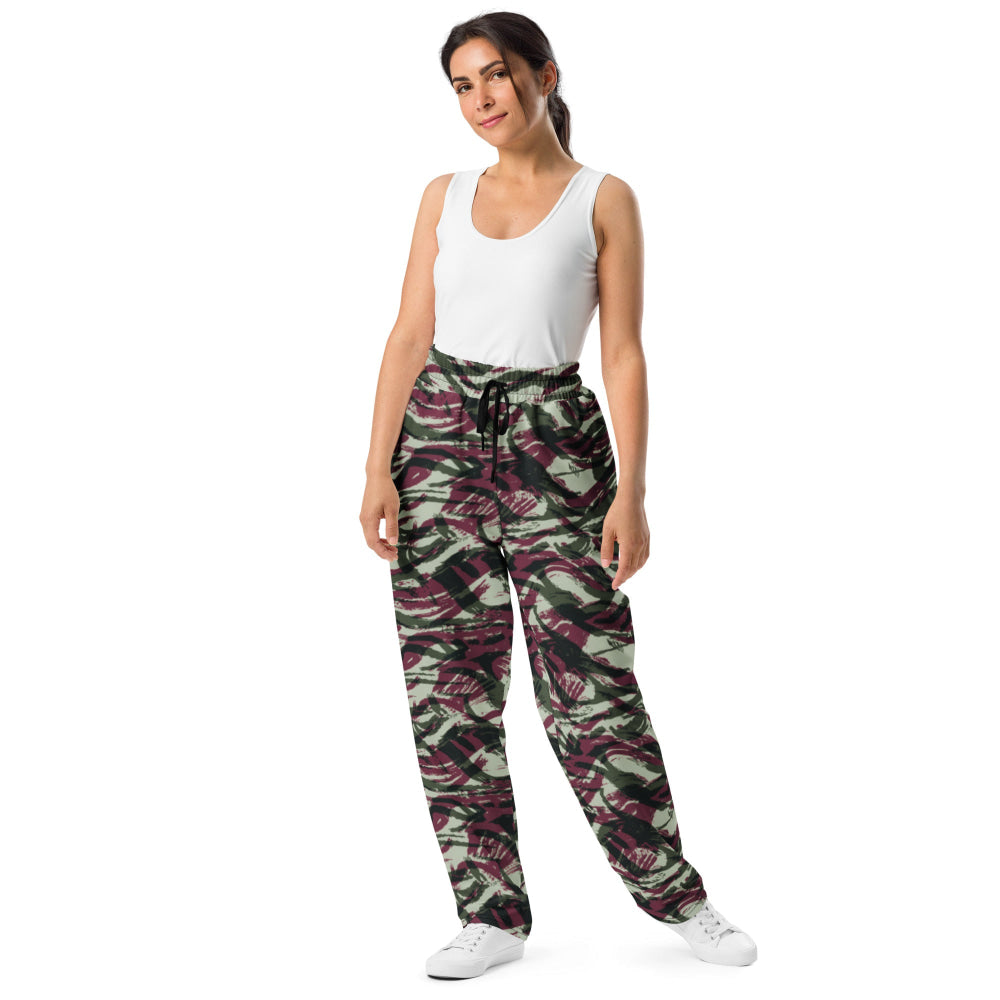 Moroccan Lizard CAMO Wide-leg joggers - Unisex Joggers