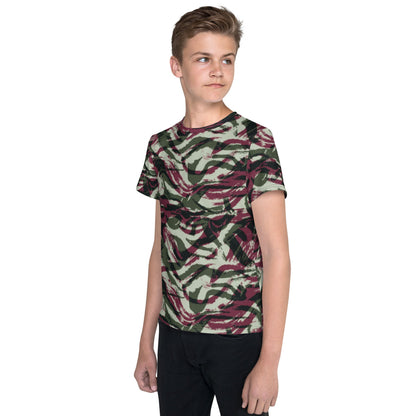 Moroccan Lizard CAMO Youth crew neck t-shirt - Crew Neck T-shirt