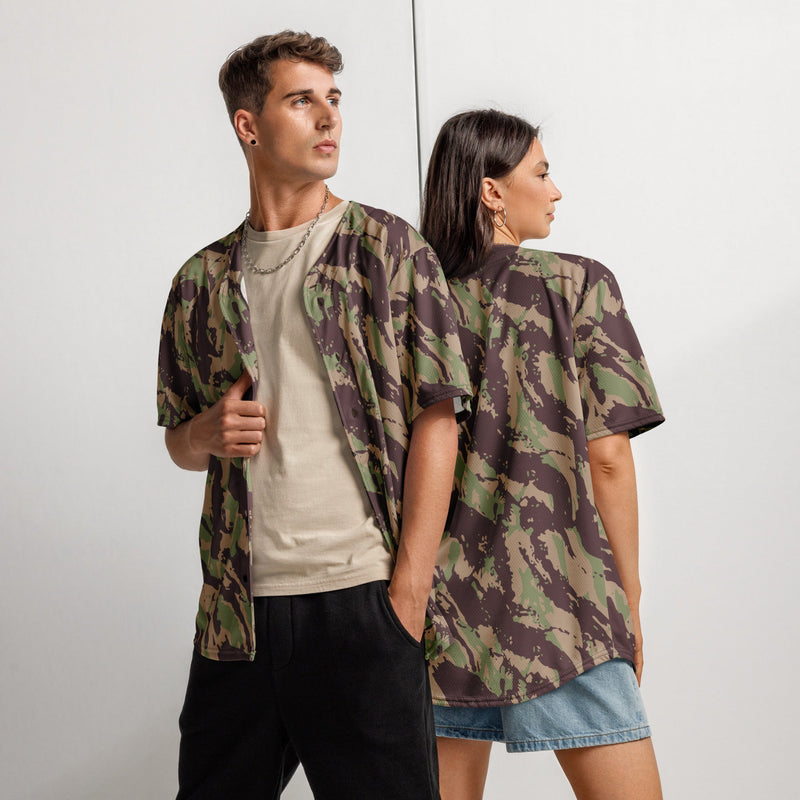 Lizard Mozambique CAMO Unisex Baseball Jersey - 2XS