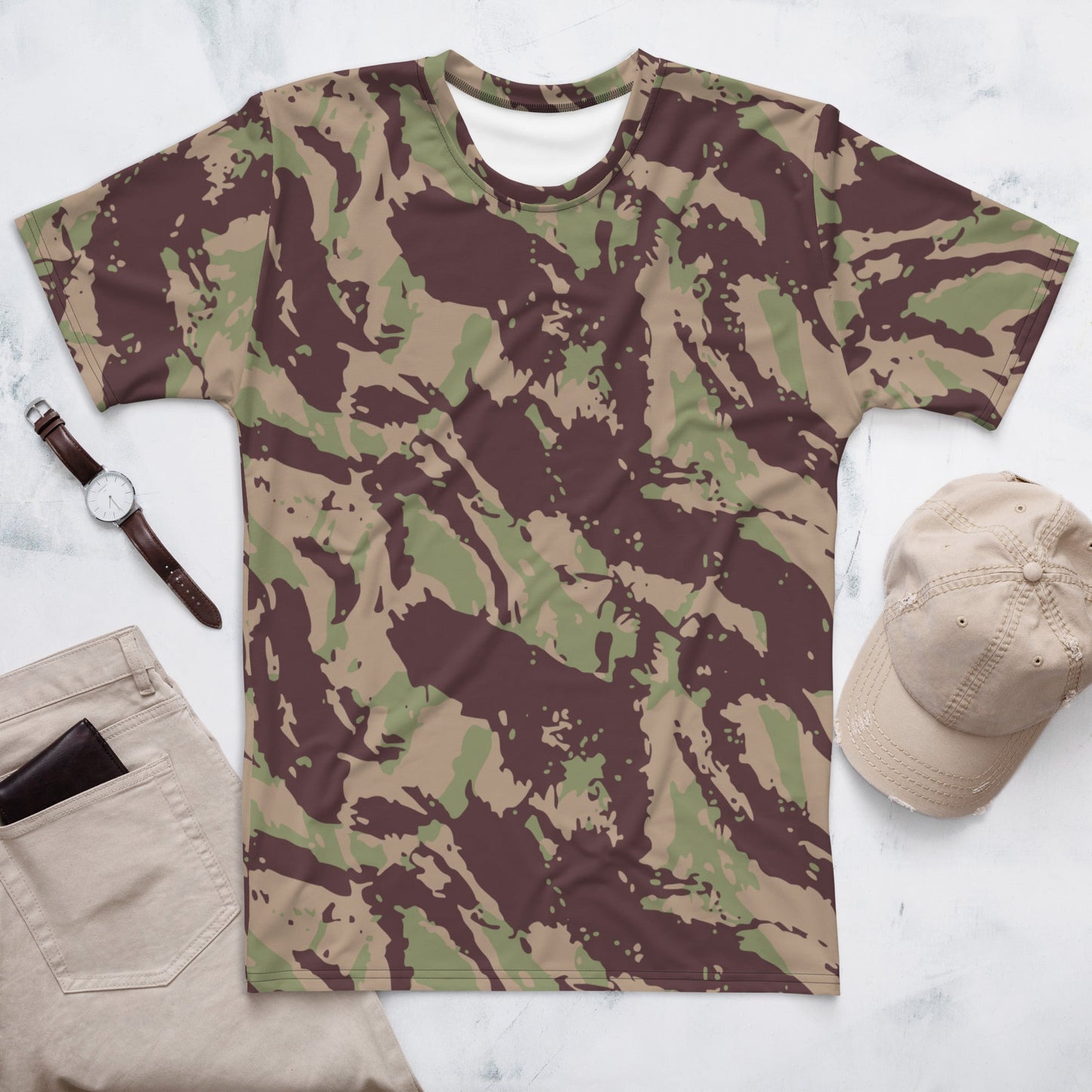 Mozambique Lizard CAMO Mens t-shirt - XS - T-Shirts