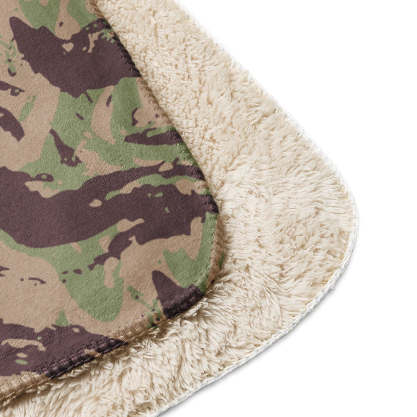 Mozambique Lizard CAMO Sherpa Blanket
