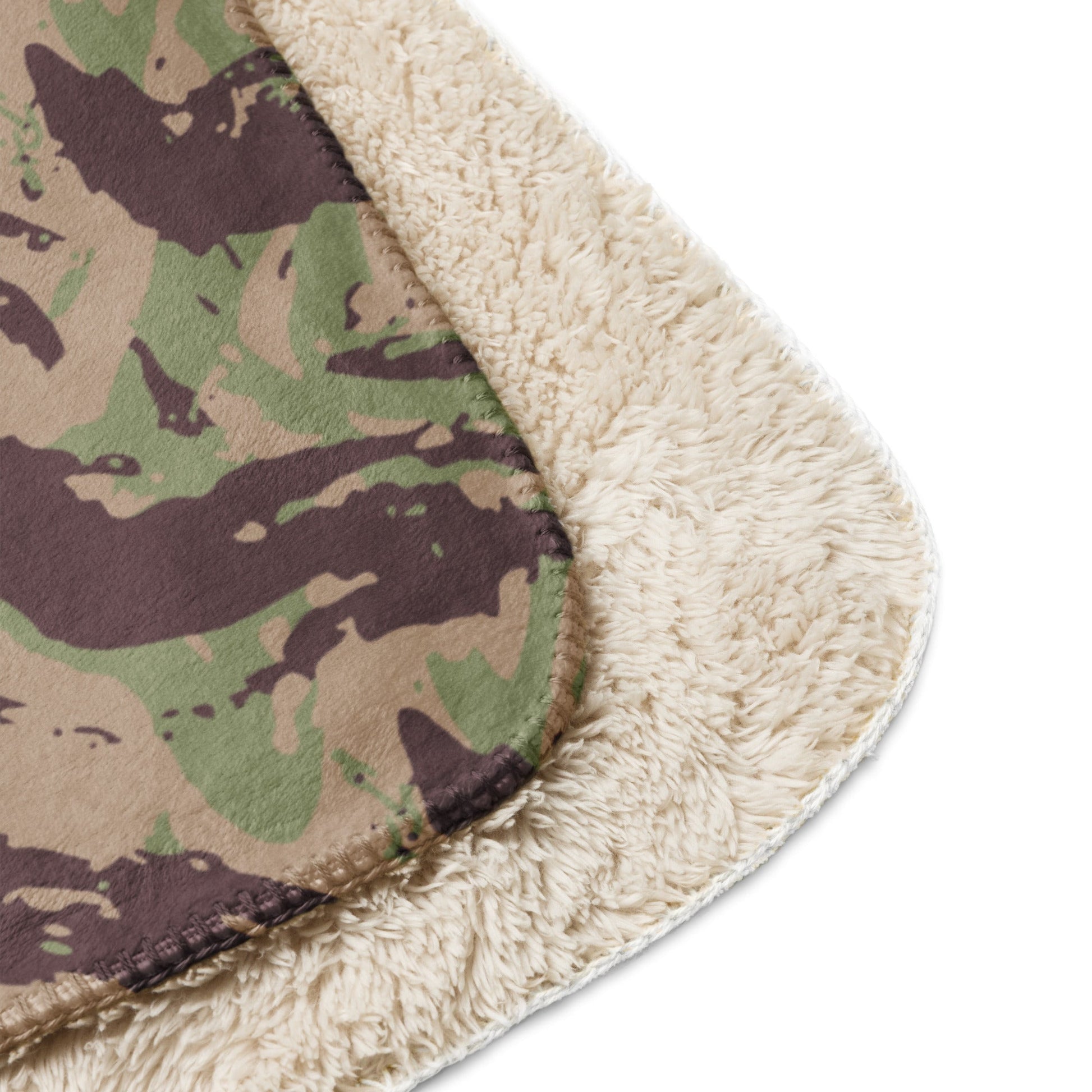 Mozambique Lizard CAMO Sherpa Blanket
