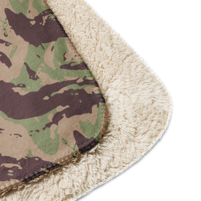 Mozambique Lizard CAMO Sherpa Blanket