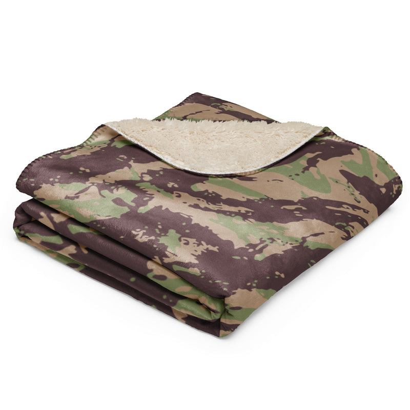 Lizard Mozambique CAMO Sherpa Blanket
