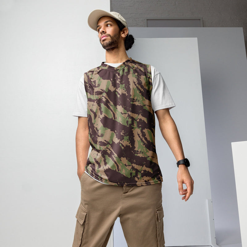 Lizard Mozambique CAMO Unisex Basketball Jersey - 2XS