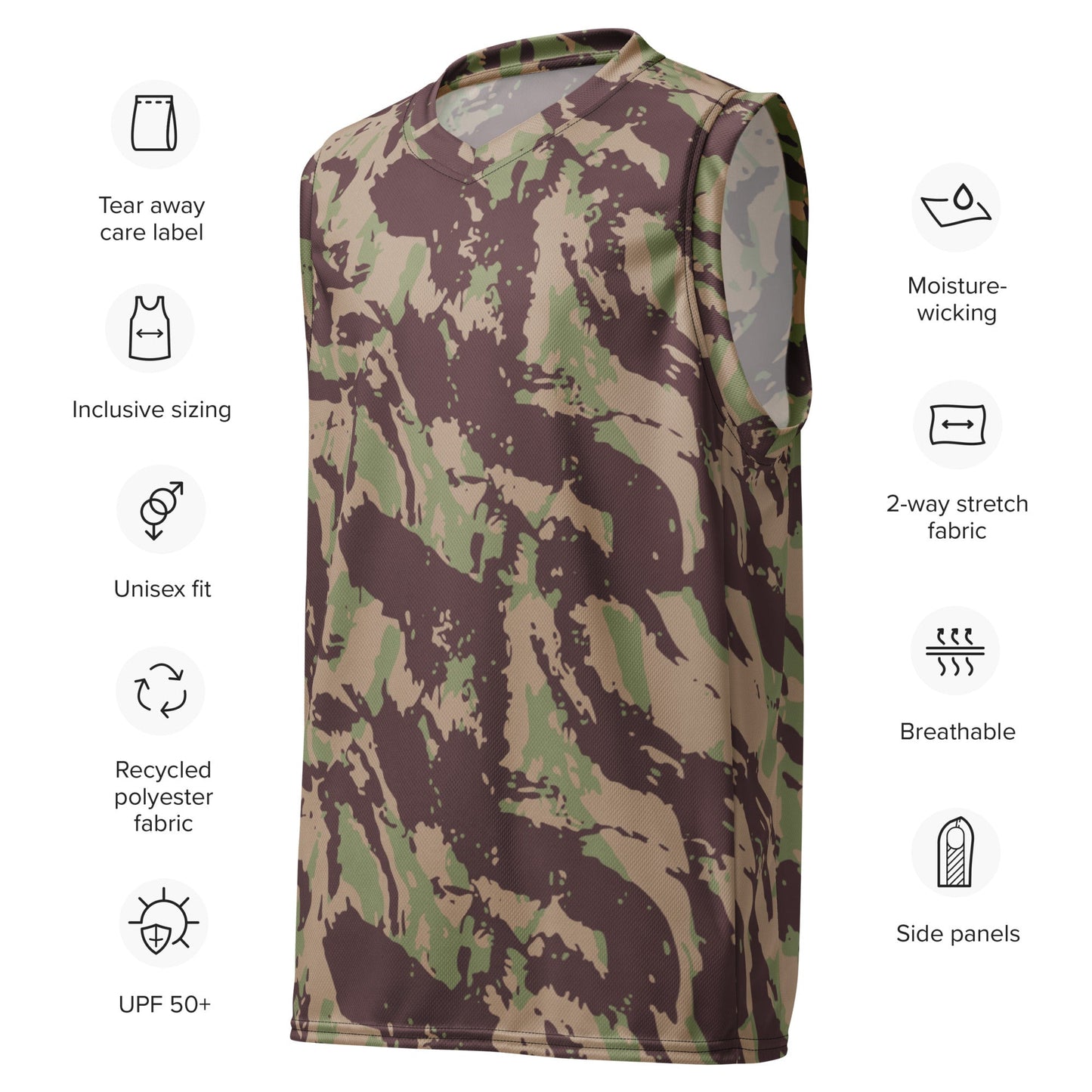 Mozambique Lizard CAMO unisex basketball jersey Basketball Jerseys