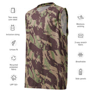 Lizard Mozambique CAMO Unisex Basketball Jersey