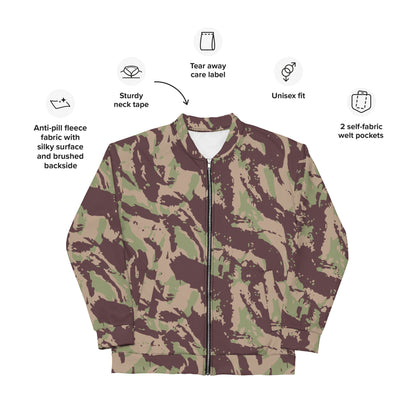 Mozambique Lizard CAMO Unisex Bomber Jacket - Jackets