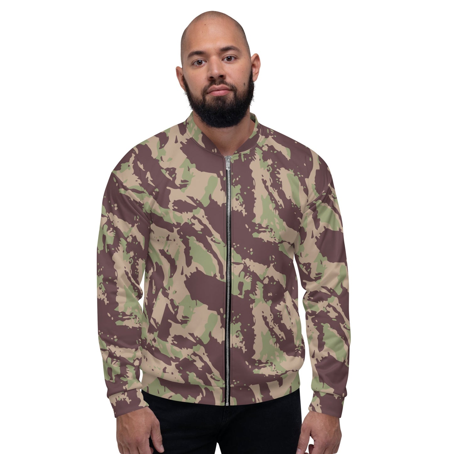 Mozambique Lizard CAMO Unisex Bomber Jacket - Jackets