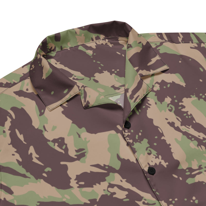 Lizard Mozambique CAMO Unisex Short-Sleeve Button Shirt - Button-Up