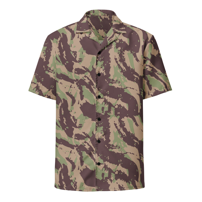 Lizard Mozambique CAMO Unisex Short-Sleeve Button Shirt - Button-Up