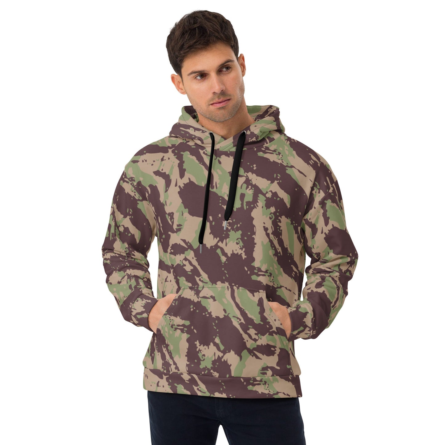 Mozambique Lizard CAMO Unisex Hoodie - 2XS - Hoodies