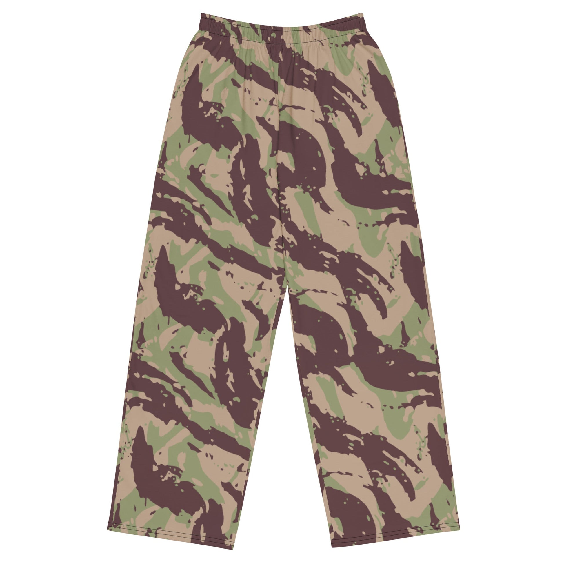 Mozambique Lizard CAMO unisex wide leg pants 2XS Wide Pants