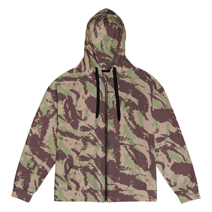 Mozambique Lizard CAMO Unisex zip hoodie 2XS Zip Hoodies