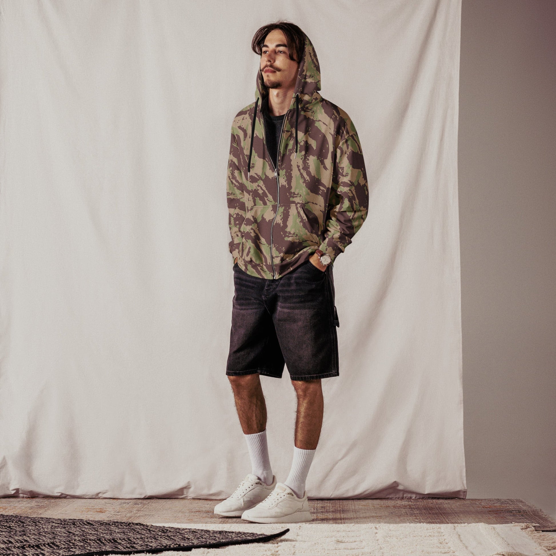 Mozambique Lizard CAMO Unisex zip hoodie Zip Hoodies