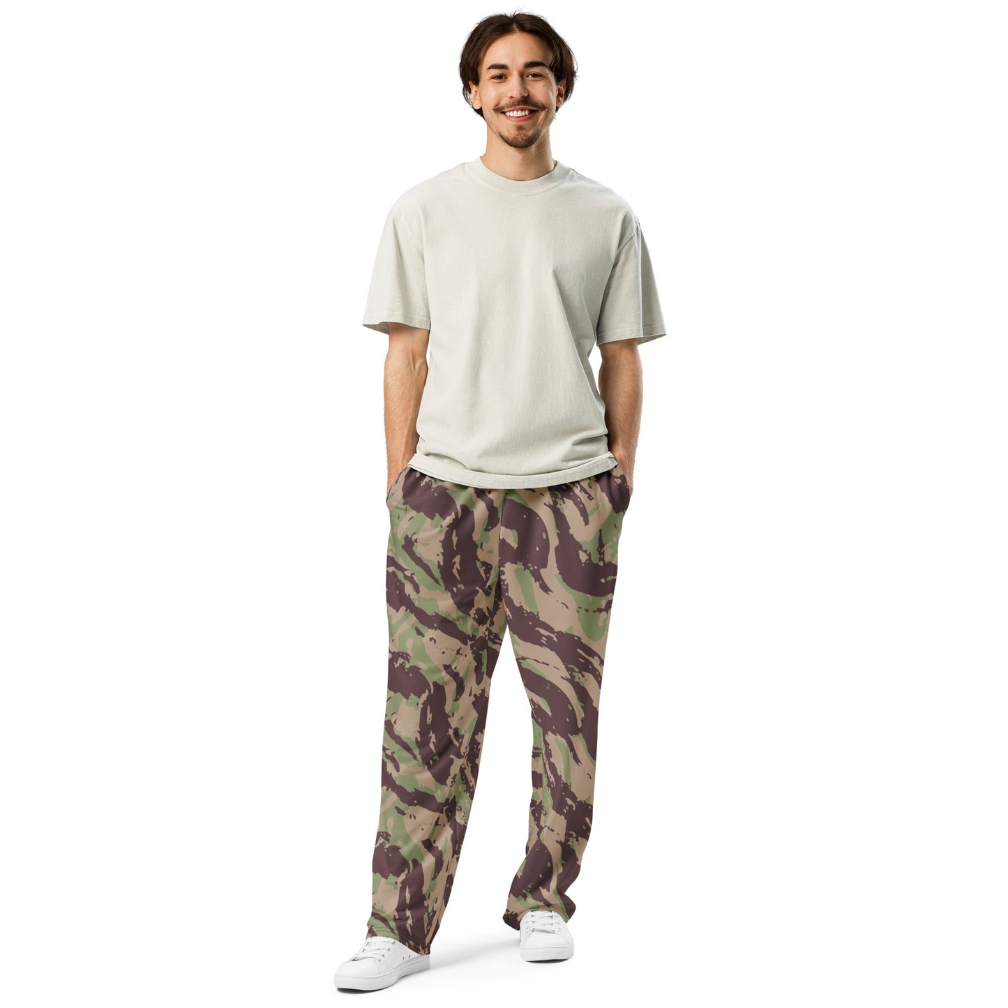 Mozambique Lizard CAMO Wide leg joggers Joggers