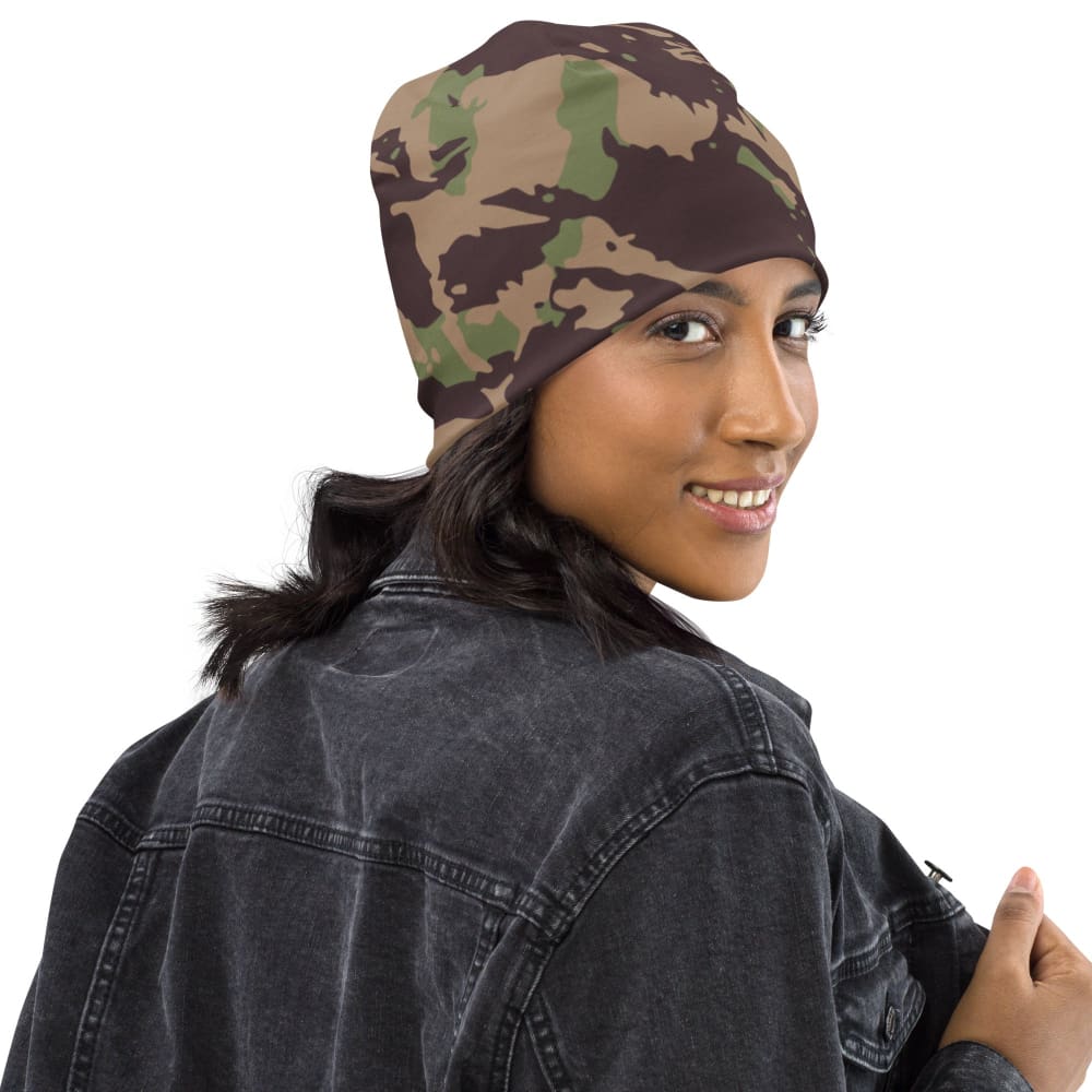 Mozambique Vertical Lizard CAMO Beanie