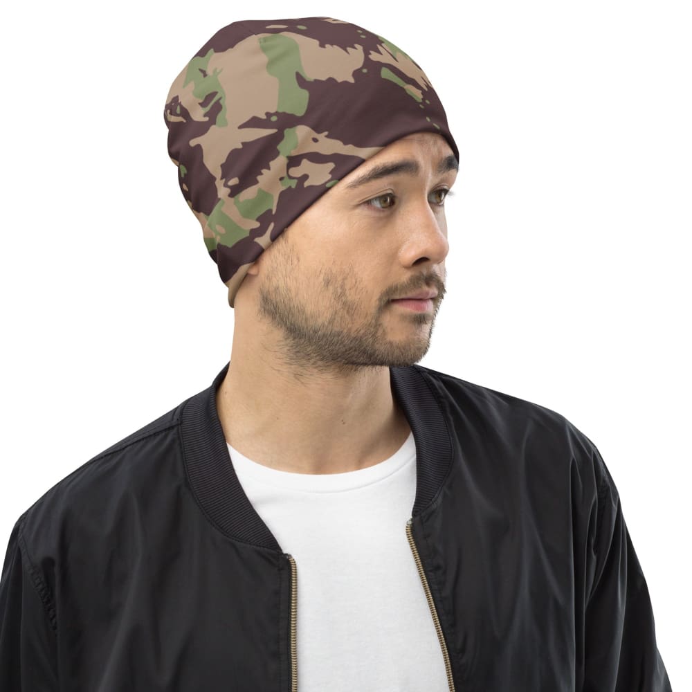 Mozambique Vertical Lizard CAMO Beanie