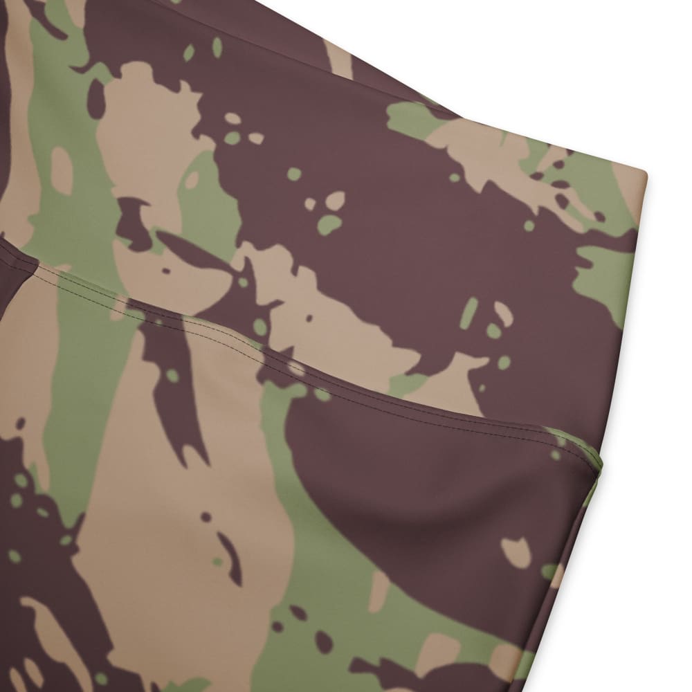 Mozambique Vertical Lizard CAMO Flare leggings - Womens Leggings