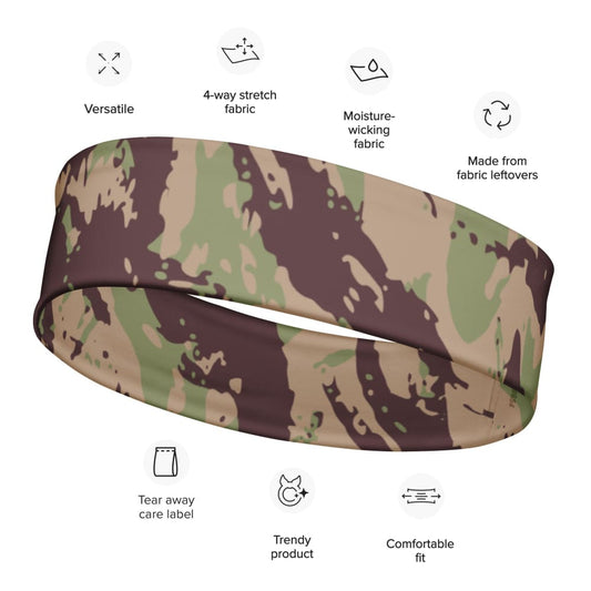 Mozambique Vertical Lizard CAMO Headband - M