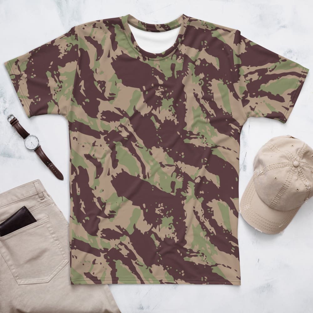 Mozambique Vertical Lizard CAMO Men’s t-shirt - XS - Mens T-Shirt