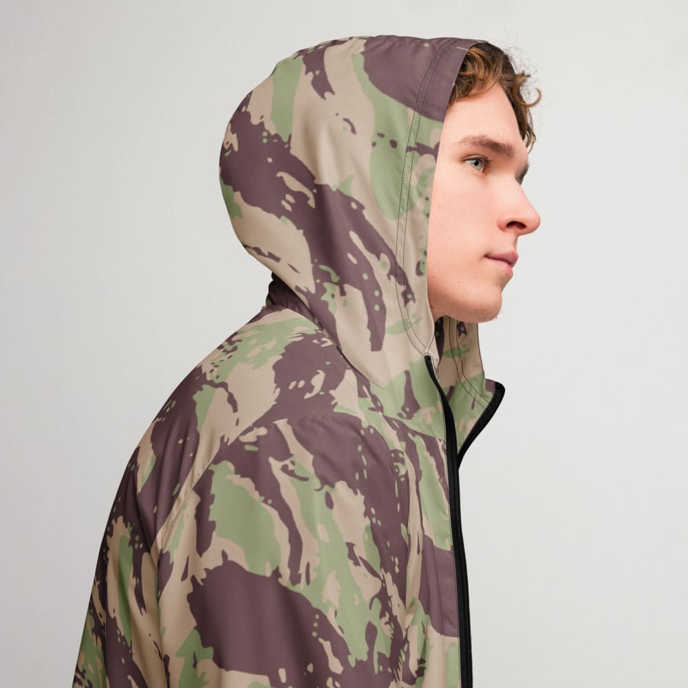 Mozambique Vertical Lizard CAMO Men’s windbreaker - Mens Windbreaker