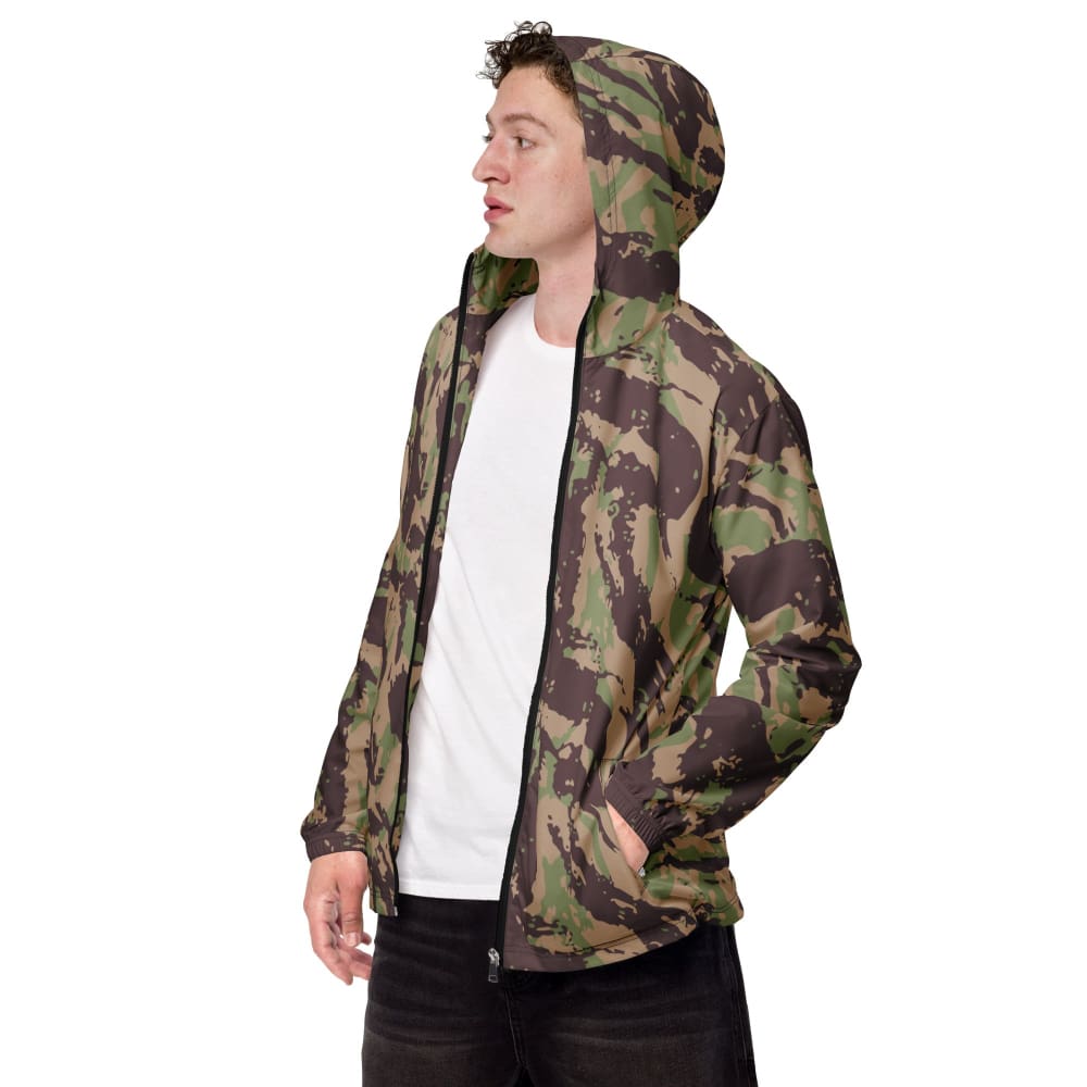 Mozambique Vertical Lizard CAMO Men’s windbreaker - XS - Mens Windbreaker