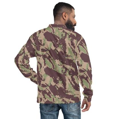 Mozambique Vertical Lizard CAMO Unisex Bomber Jacket