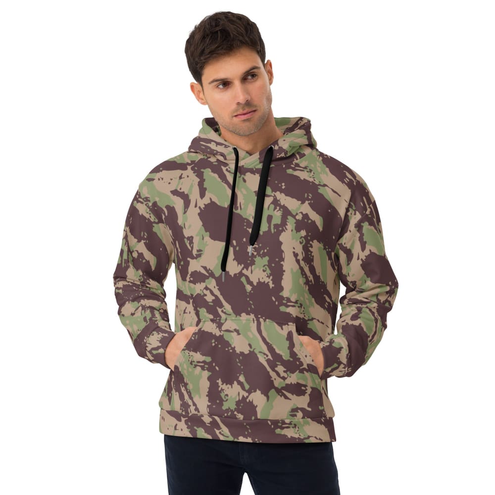 Mozambique Vertical Lizard CAMO Unisex Hoodie - 2XS