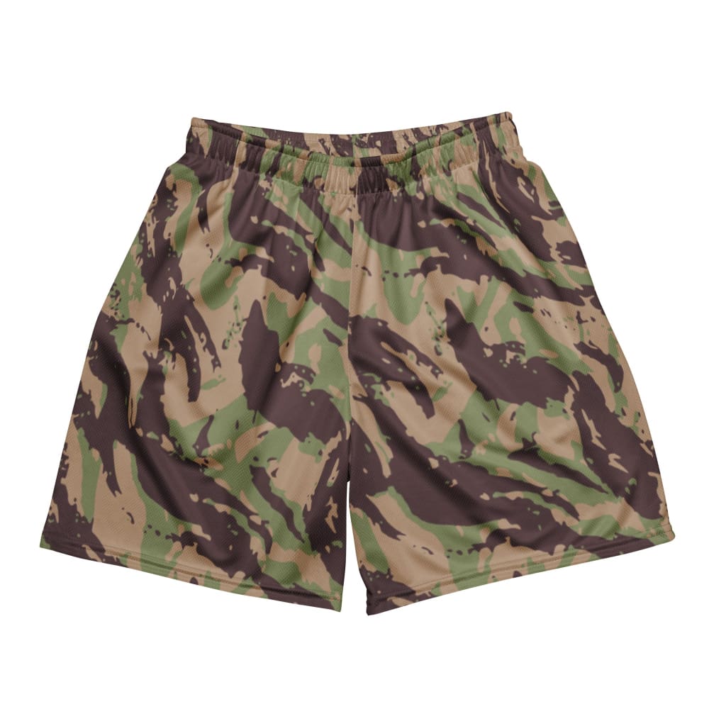 Mozambique Vertical Lizard CAMO Unisex mesh shorts - 2XS - Mesh Shorts