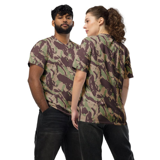 Mozambique Vertical Lizard CAMO unisex sports jersey - 2XS - Unisex Sports Jersey