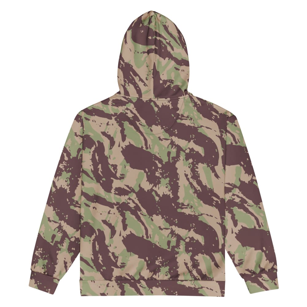 Mozambique Vertical Lizard CAMO Unisex zip hoodie - Zip Hoodie