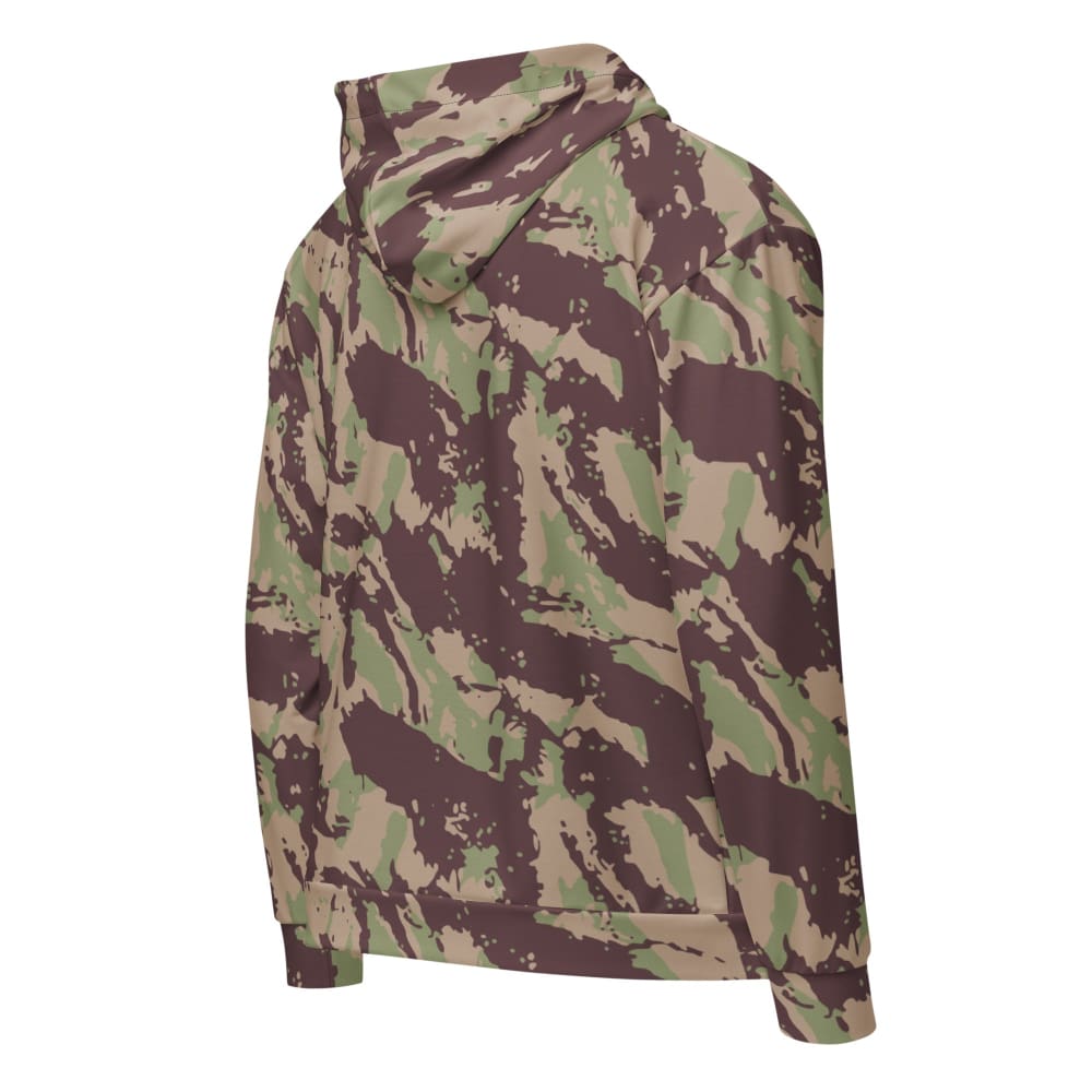 Mozambique Vertical Lizard CAMO Unisex zip hoodie - Zip Hoodie