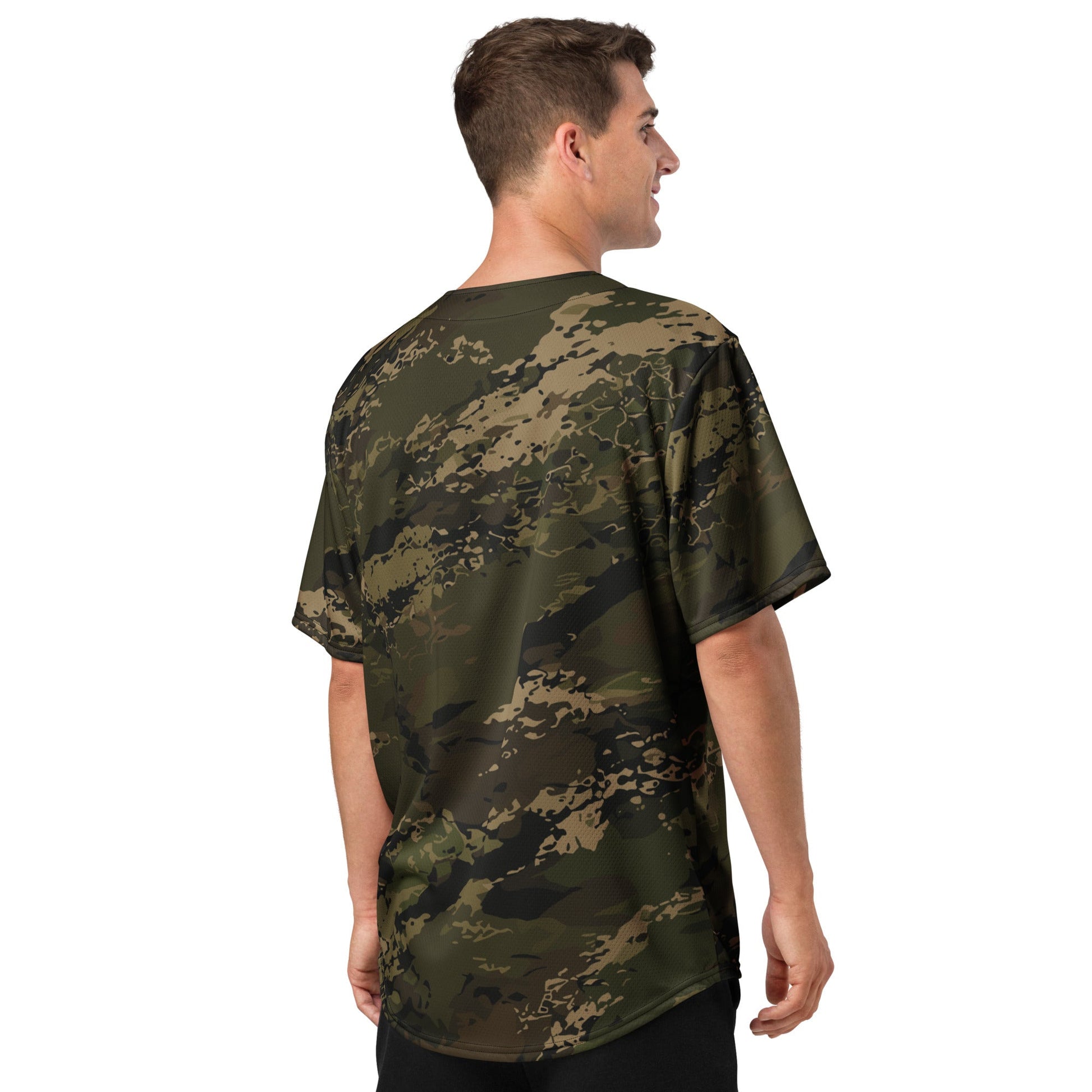 MTC-X Woodland CAMO Unisex Baseball Jersey