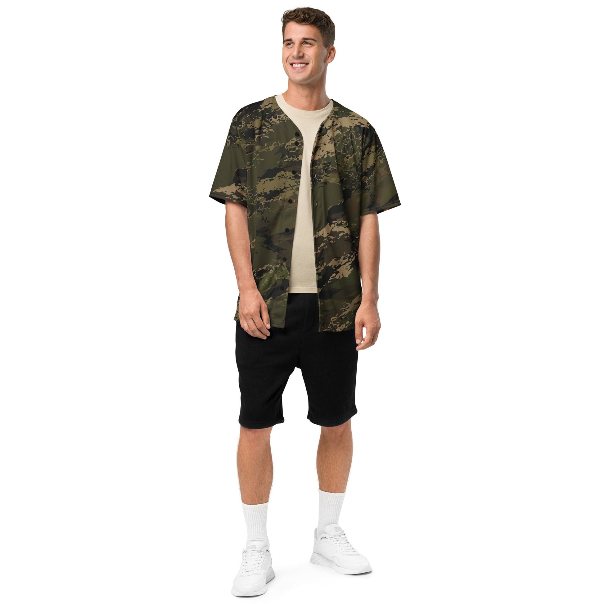 MTC-X Woodland CAMO Unisex Baseball Jersey