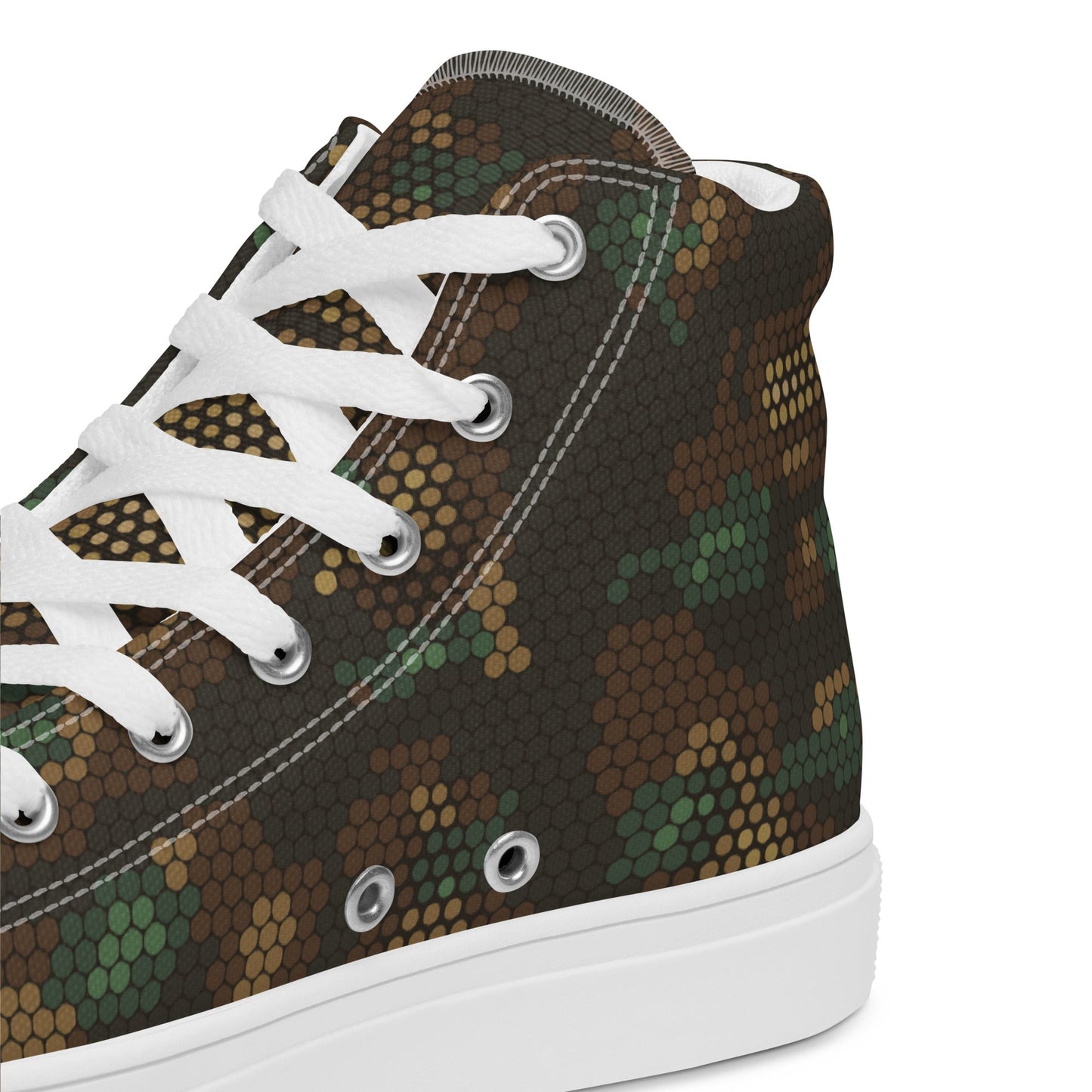 Multi-terrain Dot CAMO Mens high top canvas shoes - High Top Canvas Shoes