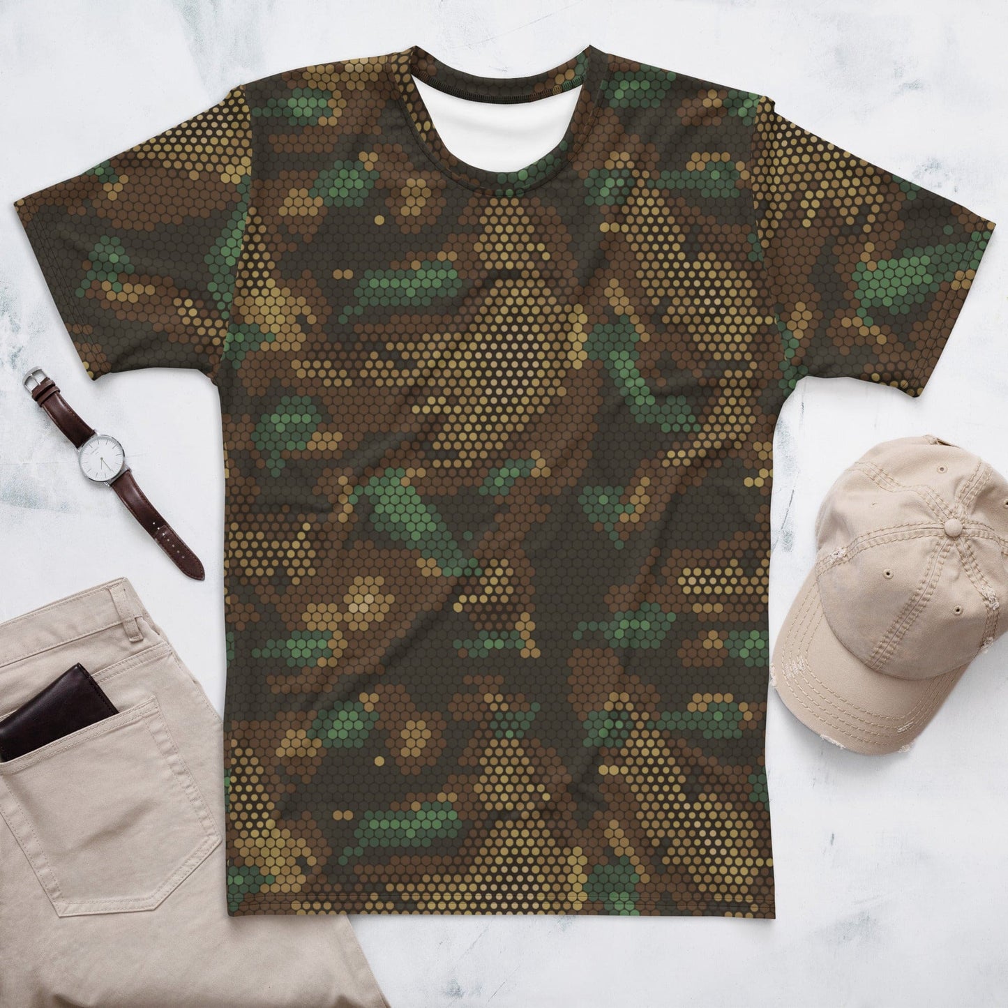 Multi-terrain Dot CAMO Men’s t-shirt - XS - Mens T-Shirt