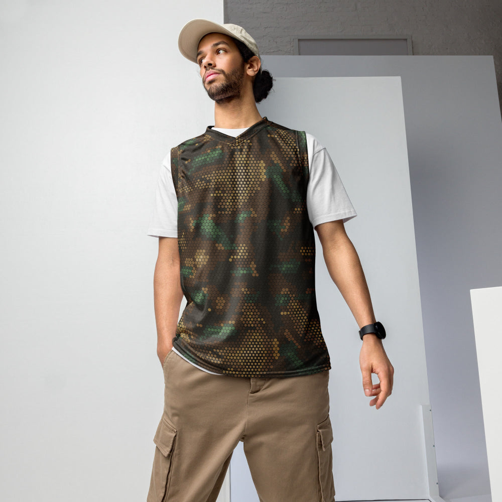 Multi-terrain Dot CAMO unisex basketball jersey - 2XS - Unisex Basketball Jersey